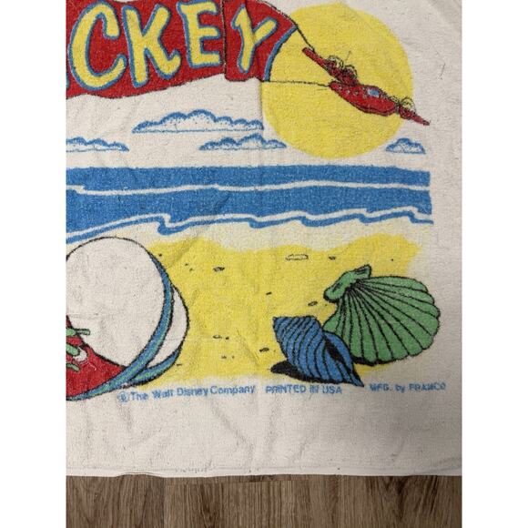 Vintage Disney Towels X5 Beach Towels Mickey Mouse Tiger Lion King - Picture 8 of 10